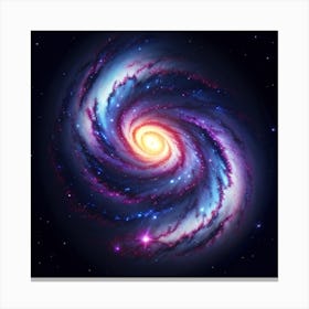 Spiral Galaxy Canvas Print