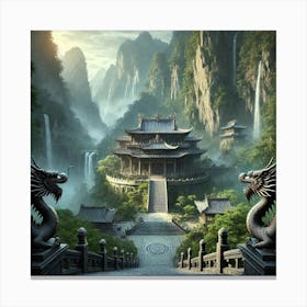 A Majestic Scene Showcasing The Location Of The Co Canvas Print