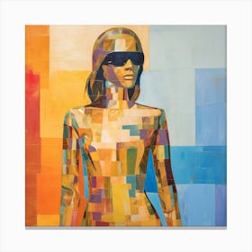 Woman In Sunglasses 3 Canvas Print