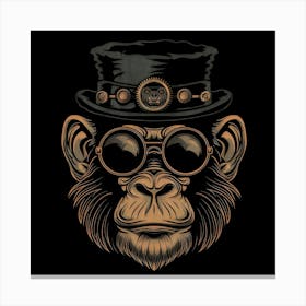 Steampunk Monkey 35 Canvas Print