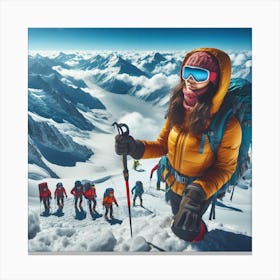 Mountaineering Canvas Print