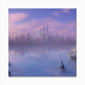 Cityscape Stock Videos & Royalty-Free Footage Canvas Print