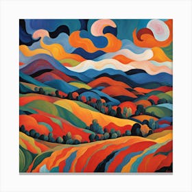 Landscapes By Person Canvas Print