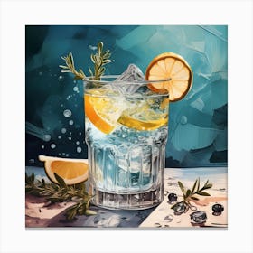 Gin And Tonic 7 Canvas Print