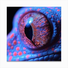 Eye Of A Gecko Canvas Print