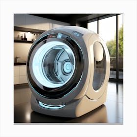 Futuristic Washing Machine Canvas Print