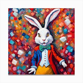 Follow Me! - White Rabbit - Alice in Wonderland Canvas Print