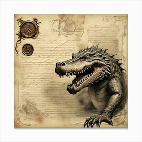 Angry beast 7 Canvas Print