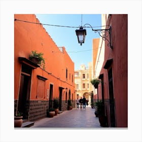 Alleyway Stock Videos & Royalty-Free Footage Canvas Print