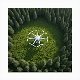 Drone In The Forest 1 Canvas Print