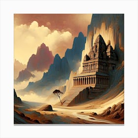 Mountain Temple 10 1 Canvas Print