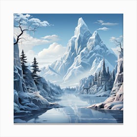 Winter Landscape 3 Canvas Print