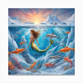 Mermaid 3 Canvas Print