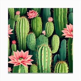 Desert Cactus Canvas Print