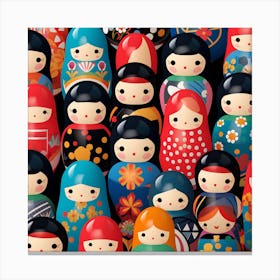 Matryoshka Dolls Canvas Print