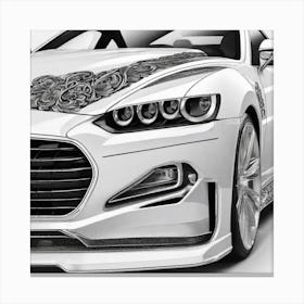 Hyundai Genesis Gt Canvas Print