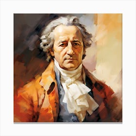 Portrait Of Johann Wolfgang von Goethe Canvas Print