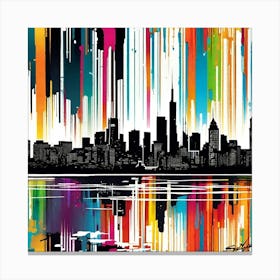 Chicago Skyline 11 Canvas Print