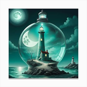 Bulb Lighthouse Canvas Print