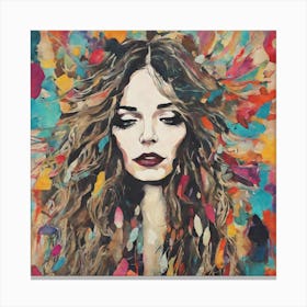 She Always Wears Neutrals But Has The Most Colorful Mind Art Print Canvas Print
