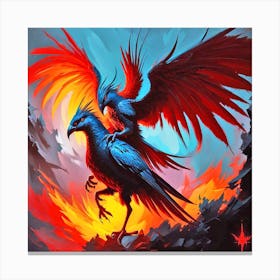 Phoenix And Raven Canvas Print