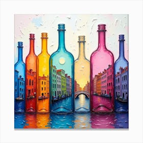 Venice In Bottles 16 Canvas Print