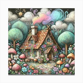 Fairy House 3 Canvas Print