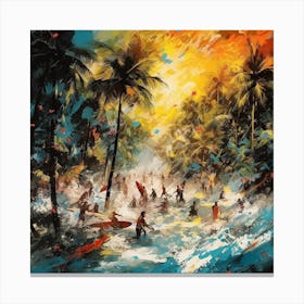 Surfer'S Paradise Canvas Print