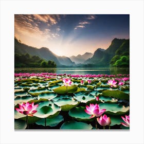 Lotus Flower 13 Canvas Print