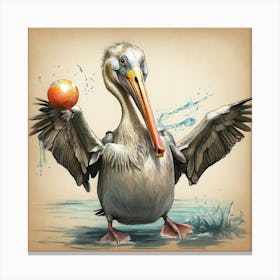 Pelican 31 Canvas Print