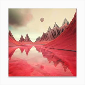 Abstract Landscape - Abstract Stock Videos & Royalty-Free Footage 1 Canvas Print