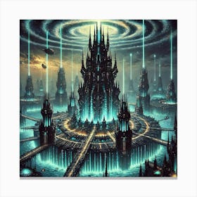 Abyssal Beacons Canvas Print