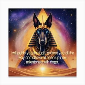 Anubis Canvas Print