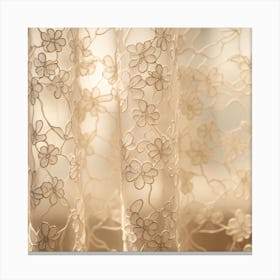 Lace Curtains Canvas Print