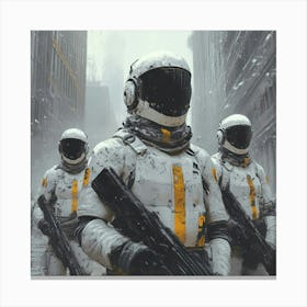 Futuristic Cityscape 7 Canvas Print