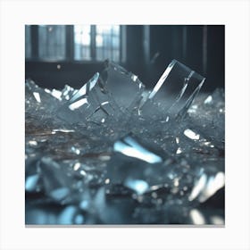 Shattered Glass 23 Canvas Print