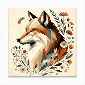 A peaceful fox 2 Canvas Print