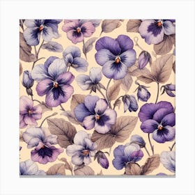 Violets 15 Canvas Print