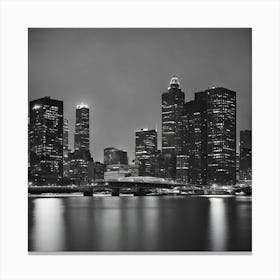 Nocturnal Silhouette Canvas Print