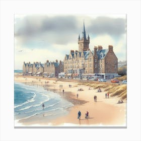 Scotland Coast Canvas Print