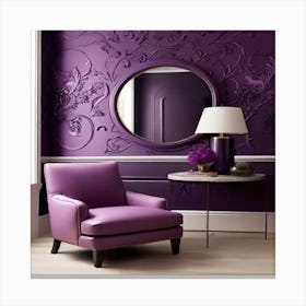 Purple Room Canvas Print