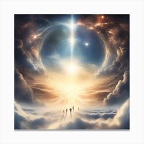 Souls From Heaven And Earth (1) Canvas Print