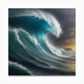 Ocean Wave 1 Canvas Print