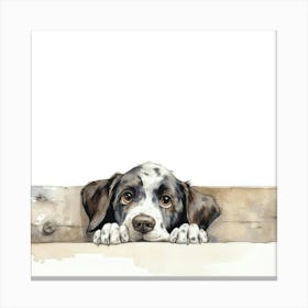 Dog Print Canvas Print