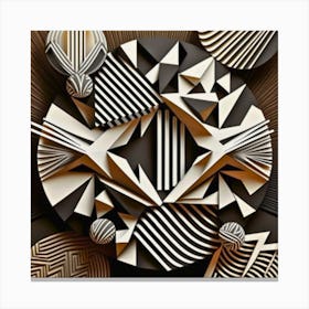 Origami Art Canvas Print