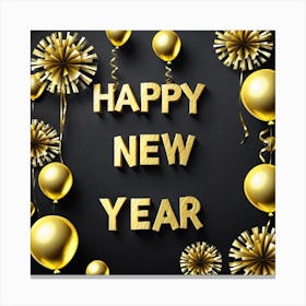 Happy New Year 99 Canvas Print