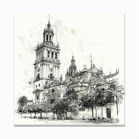 Seville Cathedral Canvas Print