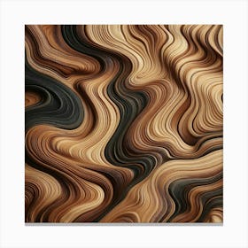 Abstract Wave Pattern 2 Canvas Print