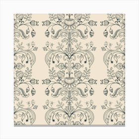 Folk Pattern Canvas Print