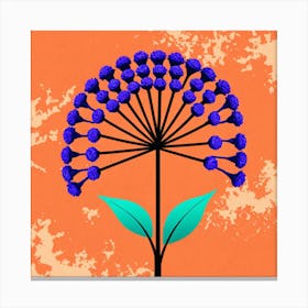 Blue Flower 19 Canvas Print